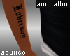 AQR LOVERBOY ARM TAT L