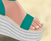 palm Platform Sandals