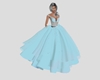 MzE BabyBlue Ball gown