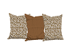 [h] leopard　cushion