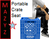 Portable Milk Crate Seat