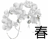 844Flower White頭飾