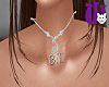 Bill Silver F necklace