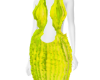 Backless maxi Lime