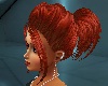 Fire Red Casual Updo
