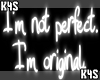 Im not perfect | Neon