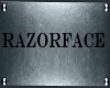 Razor Name Plaque
