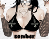 s! y2k fishnet bra