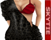 Leopard Dress W/Red top