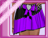 Teen rock purple skirt