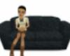 !Luo Black Couch
