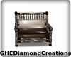 GHEDC Creme/Cocoa Chair