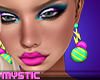 80s Abstract Earrings 3
