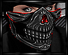 Ninja Blk/Red Skull Mask