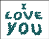 *I LOVE YOU TEAL PETALS*