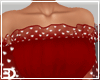 Red Heart Ruffle Top