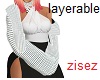 !z! white layerable coat