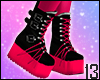 Pink Rave Boots