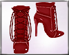 [E]Stiletto Boots Red
