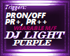 PURPLE DJ LIGHT