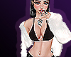 Fur Coat white