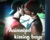 animated kissing boys~
