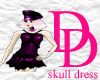 devas pink skull dress