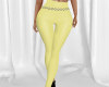Lt Yellow Belted Pants L