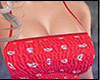 🅟 bandana red dress
