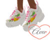 Sneakers W flowers