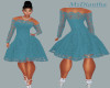 Teal Lace Dress