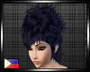 Dark-Blue Anime Hair
