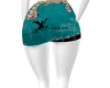 TEAL ME RXL SKIRT