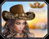 [ang]Cowgirl Hat Tan