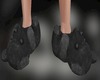 Bear-charcoal slippers