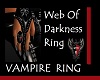 WEB OF DARKNESS RING