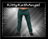 Teal Casual Pants