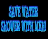 [RED]SAVE WATER STICKER