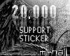 mik™20k Support|Sticker