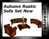 Autumn Rustic Sofa Set