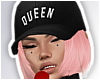 -A- Queen Cap Pink Hair