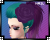 | Hair Flower. Plum