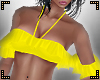 Frilly top yellow