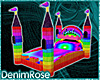 [DR] Rainbow castle bed