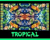 TROPICAL -RESIZEABLE RUG