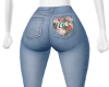 flower love jeans