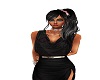 black  ponytail  