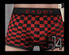 Daddy Red Check Boxers
