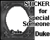 StickerFrame2 Black Duke