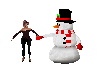 MINI Skate with Snowman